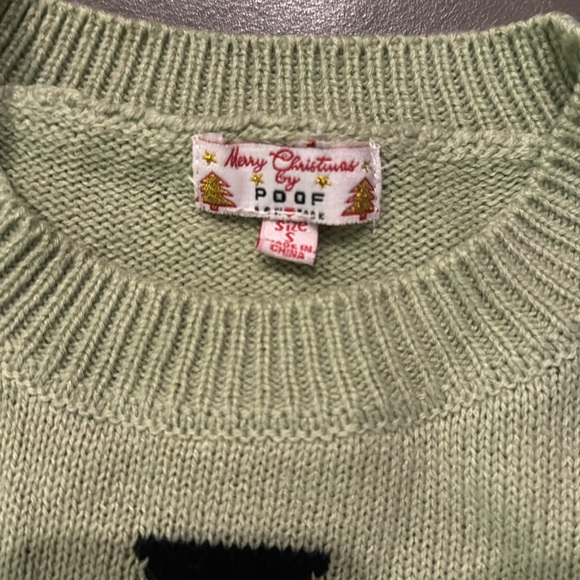 Merry Christmas by Poof Snowman Sweater Small - Picture 2 of 4